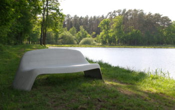 walter papst fiberglas bank 1000 f. wilkhahn