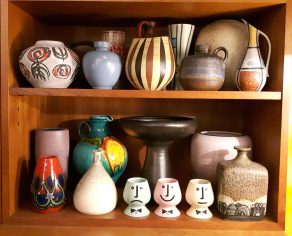 various midcentury ceramics