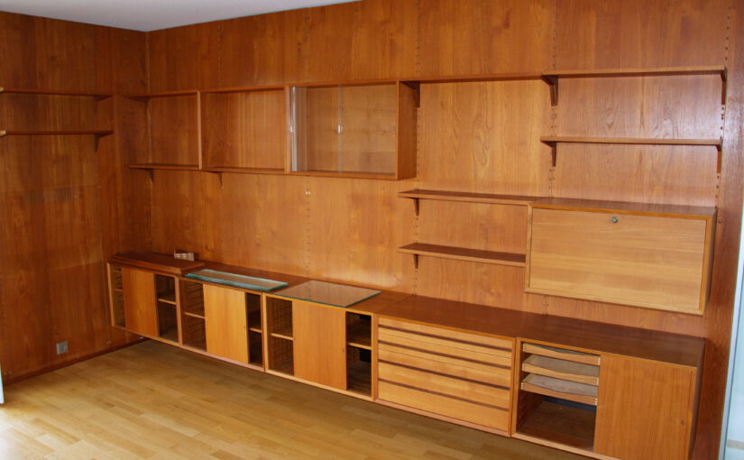 cado royal shelving system teak