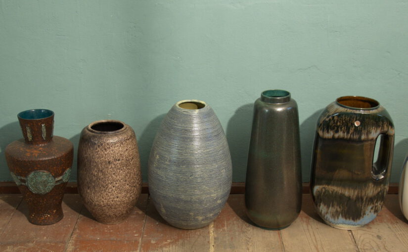 vintage midcentury nürnberg / ceramic floorvases west-germany