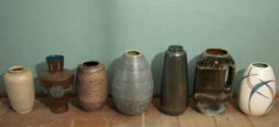 ceramic floorvases west-germany / selection of mint condition floorvases – manufactory and studio. ceramic floorvases west-germany