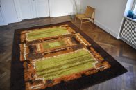 60/70er jahre teppich ‚vis-à-vis‘ / fantastischer original 60/70er jahre teppich, unbetreten/unbenutzt, natürlich gereinigt, ca. 250x340cm. 60/70er jahre teppich ‚vis-à-vis‘