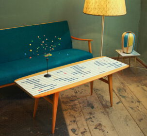 berthold müller mosaik coffee-table / fantastic 50s coffee-table from berthold müller. perfect vintage condition. berthold müller mosaik coffee-table