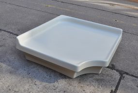 sofalette otto zapf 1967 / seltener ecktisch, passend zur sitzgruppe sofalette otto zapf 1967