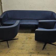 rare jacques brule sofa set from james bond movie