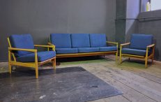 sofa set ‚kolding‘ 3/1/1 – design erik wørts 1961