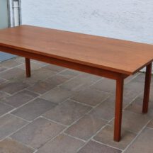 220cm teak esstisch, 60er jahre