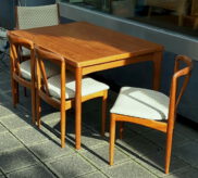 johannes andersen ‚juliane‘ teak stuhl / 3x beautiful johannes andersen ‚juliane‘ teak chair for vamo møbelfabrik 1962, denmark, each 260€. 1x sehr seltener johannes andersen teak-armchair … johannes andersen ‚juliane‘ teak stuhl