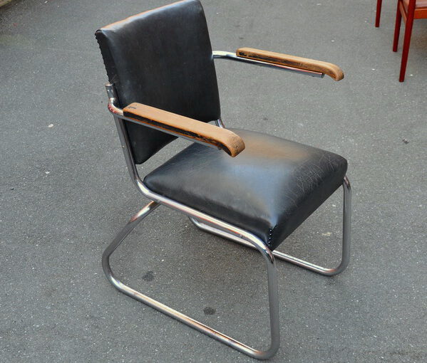 stuhl stahlrohr, bauhaus 30er