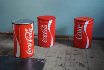 3x 70er coca-cola sitzdose