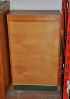 rollschrank 50er, messinggriffe