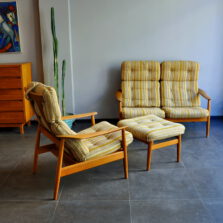arne vodder teak lounge chair/sofa