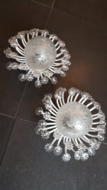 60s flower wall-sconces