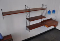 org. string regal mit schreibtisch element