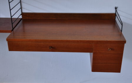 org. string regal mit schreibtisch element
