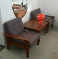 60er danish teak sofa / sessel