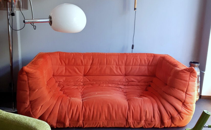 togo sofa, 2-sitzer groß, orange