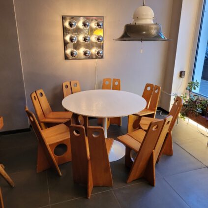 gilbert marklund 8 chairs / rare set of 8 sculptural pine chairs by gilbert marklund produced by furusnickarn ab early 70s. gilbert marklund 8 chairs