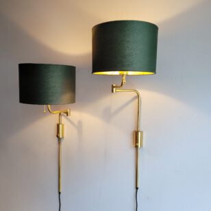 paar wandleuchten münchner werkstätten 60er jahre / paar edle wandleuchten der münchner werkstätten, späte 60er jahre. sehr schöner originalzustand mit sehr langer leitung, höhenverstell-, sowie schwenkbar, jeweils … paar wandleuchten münchner werkstätten 60er jahre