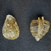 2x wandleuchte ‚cordonato d’oro‘, barovier & toso murano