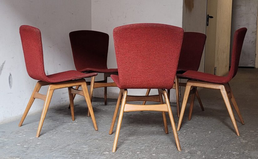 vintage midcentury nürnberg / thonet ‚wannenstuhl‘ eddie harlis