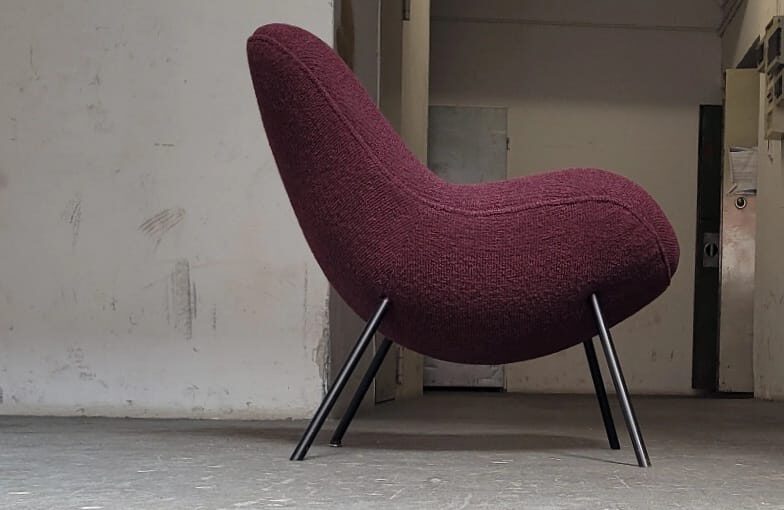 vintage midcentury nürnberg / fritz neth cocktail-sessel 50er