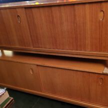 2x sideboard wk-möbel, entw. satink