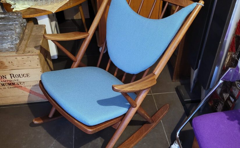 vintage midcentury nürnberg / bramin rocking chair