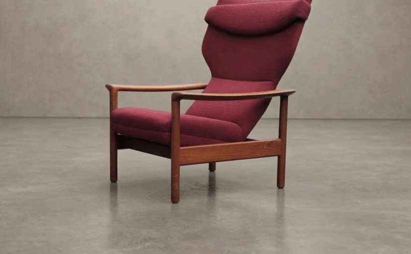 vintage midcentury nürnberg / lounge-chair ‚rock royal‘ norway