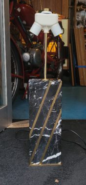 elegant marble/brass table lamp