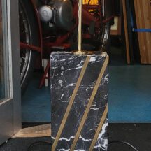 elegant marble/brass table lamp