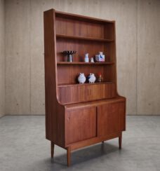 danish teak secretary / teak secretary, design johannes sorth 1954 for bornholm møbelfabrik, denmark. very nice original vintage condition with slight signs of the … danish teak secretary