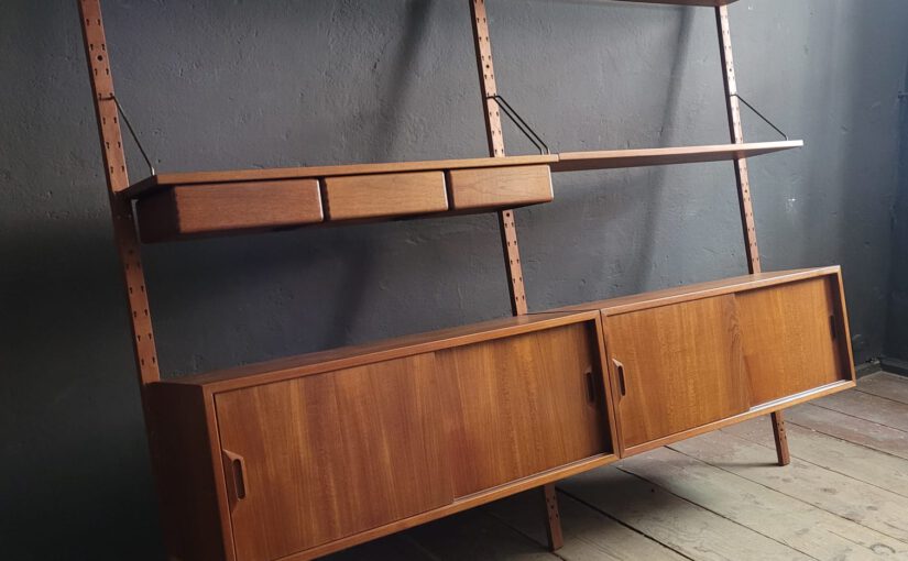 vintage midcentury nürnberg / poul cadoius ‚royal system‘ shelving
